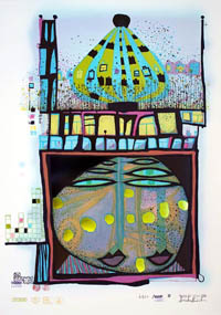 Hundertwasser - Homo Humus Come Va - 10,002 Nights - 06870